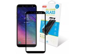 Стекло защитное GLOBAL Samsung A6 (A600) (2018) (black) (1283126488863) - Фото