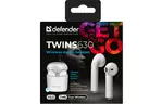 Наушники Defender Twins 630 TWS Bluetooth White (63630)