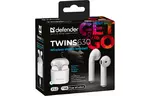Наушники Defender Twins 630 TWS Bluetooth White (63630)