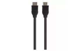 Кабель мультимедийный HDMI to HDMI 3.0m Belkin (F3Y017BT3M-BLK) - Фото