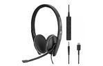 Наушники Sennheiser SC 165 USB-C / 3.5mm (508356)