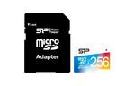 Карта памяти Silicon Power 256GB microSDXC class 10 UHS-I Elite Color (SP256GBSTXBU1V20SP)