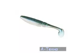 Силикон рыболовный Nomura Rolling Shad 50мм 1гр. цвет-075 (sparkly blue) 10шт (NM70107505) - Фото