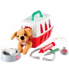 Игровой набор Ecoiffier Ветеринарная клиника с переноской для щенка (001907)