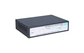 Коммутатор HP 1420 5G Switch, Unmanaged, 5xGE ports, L2, LT Warranty (JH327A) - Фото