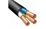 Кабель силовой ЗЗЦМ 3х2.5 кв.мм не распространяющий горение, круглый, 100м (ВВГнгд 3x2,5 ECG)