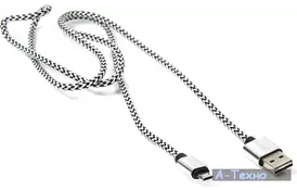 Дата кабель USB 2.0 AM to Micro 5P 1.0m PowerPlant (CA910212) - Фото