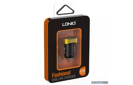 Зарядное устройство LDNIO DL-C211 (1*USB, 2.1A, Black + USB Cable iPhone 5) (52795) - Фото