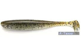 Силікон рибальський Keitech Easy Shiner 5" 414 Green Pumpkin PP. Shad (1551.04.53) - Фото