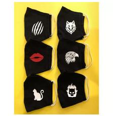 Защитная маска для лица Україна Ткань+принт, 5шт.