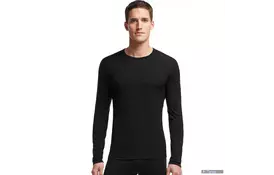 Термофутболка Icebreaker BF 200 Oasis LS Crewe MEN black M (100 476 001 M) - Фото