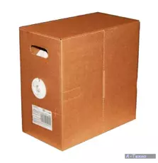 Кабель сетевой Atcom UTP 305м cat.5e Premium CU, для внешней прокладки (16414)