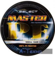 Шнур Select Master PE 1000m 0.14мм 17кг (1870.01.88)