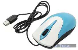 Мишка Genius NS-120 USB Blue (31010235102) - Фото