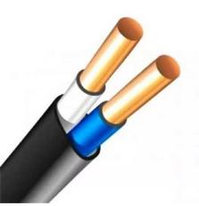 Кабель силовой ЗЗЦМ 2х1.5 кв.мм негорючий, плоский, 100м (ВВГнг-П 2x1,5 ECG)
