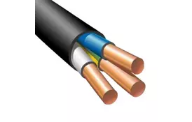 Кабель силовой ЗЗЦМ 3х2.5 кв.мм негорючий, круглый, 100м (ВВГнг 3x2,5 ECG) - Фото
