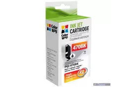Картридж ColorWay Canon PGI-470 Black PIXMA MG5740/MG6840 (CW-PGI-470Bk) - Фото