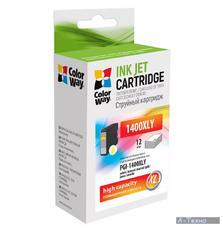 Картридж ColorWay Canon PGI-1400XL Yellow MB2040/MB2340 (CW-PGI-1400XLY)