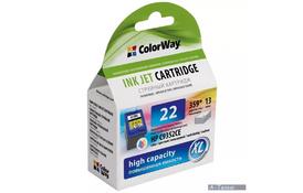 Картридж ColorWay HP №22XL color (C9352CE)ink level (CW-H22XL-I) - Фото