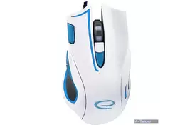 Мишка Esperanza MX401 Hawk white-blue (EGM401WB) - Фото