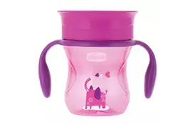 Поильник-непроливайка Chicco Perfect Cup 200 мл 12 мес+ розовый (06951.10.50) - Фото