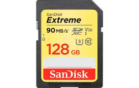 Карта пам'яті SANDISK 128GB SDXC class 10 UHS-I U3 (SDSDXVF-128G-GNCIN) - Фото