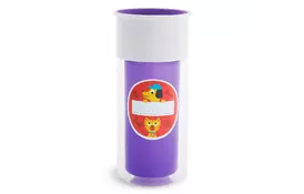 Поильник-непроливайка Munchkin Miracle 360 Insulated Sticker 266 мл фиолетовый (17407.04) - Фото