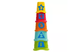 Развивающая игрушка Chicco Пирамидка Stacking Cups 2в1 (09373.00) - Фото