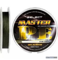 Шнур Select Master PE 100m 0.12мм 15кг темн.-зел. (1870.01.43)
