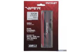 Модуль памяти для компьютера DDR4 32GB (2x16GB) 3000 MHz Viper 4 Patriot (PV432G300C6K) - Фото