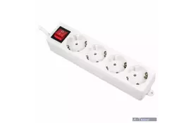 Сетевой фильтр питания Maxxter PS-4GS-10, 3м (PS-4GS-10) - Фото