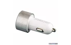 Зарядное устройство Greenwave 12-24V, 2*USB 5V/2.4A (CH-CC-224M silver/white) - Фото