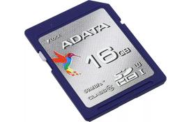 Карта памяти ADATA 16GB SDHC class 10 UHS-1 (ASDH16GUICL10-R) - Фото