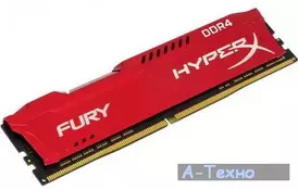 Модуль пам'яті для комп'ютера DDR4 8GB 2133 MHz HyperX FURY Red Kingston (HX421C14FR2/8) - Фото