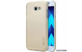 Чохол до моб. телефона NILLKIN для Samsung A7(2017)/A720 - Frosted Shield (Golden) (6328432) - Фото