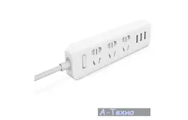 Сетевой фильтр питания Xiaomi Power Strip, 3 розетки, 3 USB (XMCXB01QM) - Фото