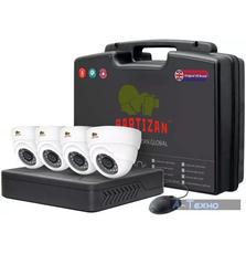 Комплект видеонаблюдения Partizan Indoor Kit 2MP 4xAHD (81228)