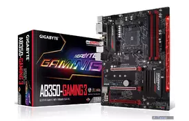 Материнская плата GIGABYTE GA-AB350M-GAMING 3 - Фото