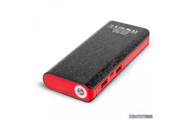 Батарея універсальна ColorWay 10000 mAh Black/Red (CW-PB100LIB2BK-DF) - Фото