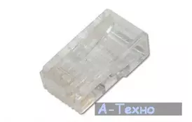 Коннектор DIGITUS RJ45 cat.6 UTP 100шт (AK-219602) - Фото
