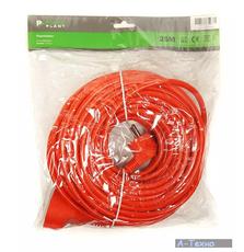 Сетевой удлинитель PowerPlant удлинитель 25 м (JY-3024/25) (PPCA10M250S1)