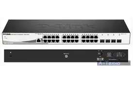 Комутатор мережевий D-Link DGS-1210-28/ME/B - Фото