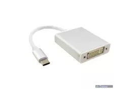 Переходник Type-C Male to DVI 24+5 F 0.15m Vinga (USBCMDVI-01) - Фото