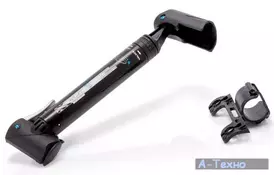 Велосипедный насос XLC PU-T01 Alpha, AV/SV, черный (2501922000) - Фото