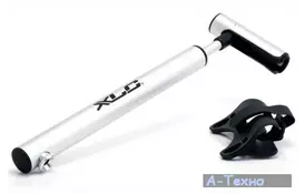 Велосипедный насос XLC PU-R01 Race, SV, серебристый (2501910500) - Фото