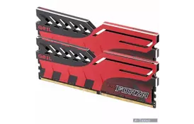Модуль памяти для компьютера DDR4 16GB (2x8GB) 2400 MHz FORZA Red GEIL (GFR416GB2400C16DC) - Фото