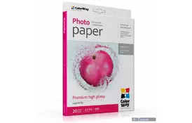 Бумага ColorWay Letter (216x279mm) Premium High glossy (PSG255020LT) - Фото