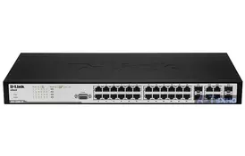 Коммутатор сетевой D-Link DES-3200-28 - Фото