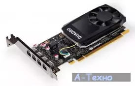 Відеокарта QUADRO P1000 4096MB PNY (VCQP1000DVI-PB) - Фото