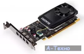 Відеокарта QUADRO P1000 4096MB PNY (VCQP1000-PB) - Фото